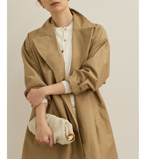 ROPE「【軽量】コットンポプリン スプリングコート」|トレンチコート|