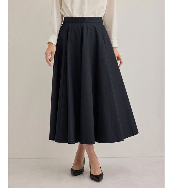 ROPE「【洗える】ドライコットンフォルムフレアスカート/セレモニー・通勤対応」|スカート|