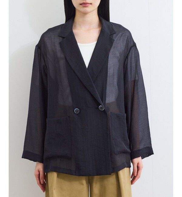 VIS「シアーリラックスジャケット」|テーラードジャケット|