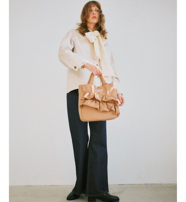 VIS「【OUTDOOR PRODUCTS】VIS別注2WAYフリルトートバッグ」|トートバッグ|