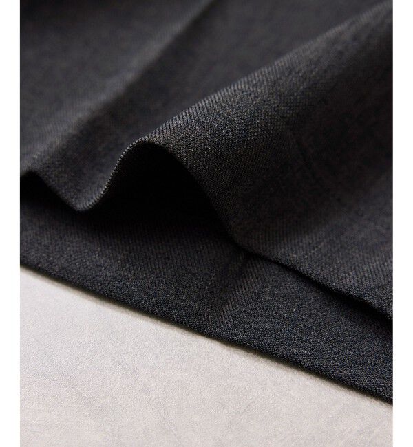 VIS「サマーツイードリボンベルトパンツ/UVケア・イージーケア」|チノ|