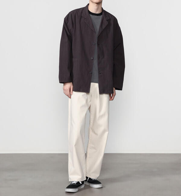 DANTON「DANTON | カラーデニム ベルトイージーパンツ MEN」|デニム|