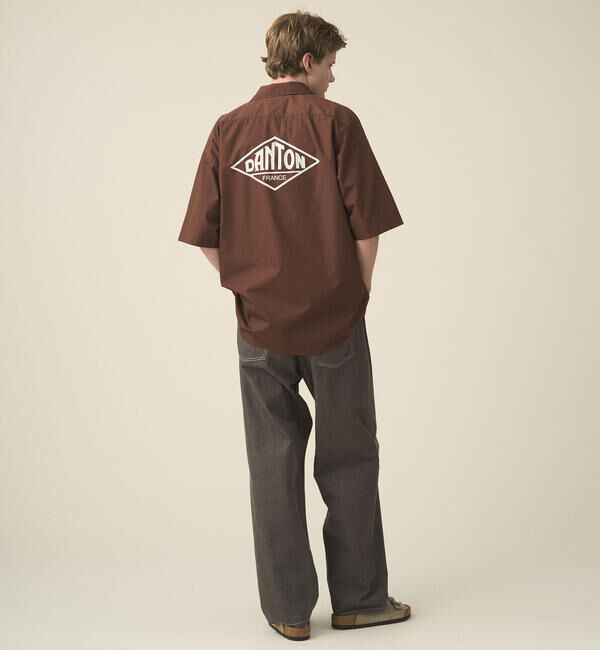 DANTON「DANTON | カラーデニム ベルトイージーパンツ MEN」|デニム|