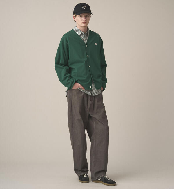 DANTON「DANTON | カラーデニム ベルトイージーパンツ MEN」|デニム|
