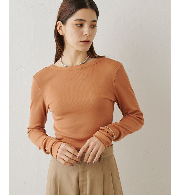  「Vバックシャンテレコカットソー」|Tシャツ・カットソー|