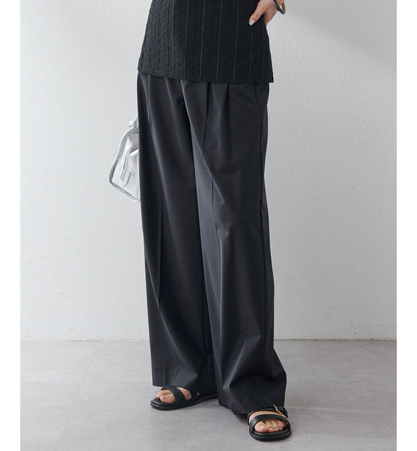 Drawing Numbers「【Drawing Numbers】センタープレスワイドパンツ」|チノ|