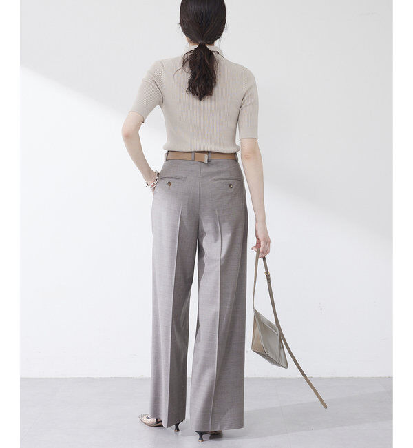 Drawing Numbers「【Drawing Numbers】センタープレスワイドパンツ」|チノ|