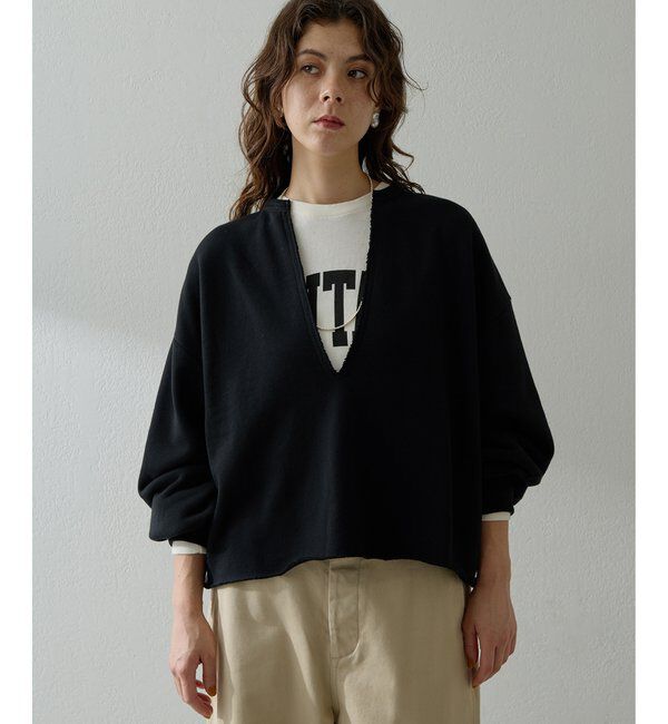  「スウェットVネックプルオーバー２」|Tシャツ・カットソー|