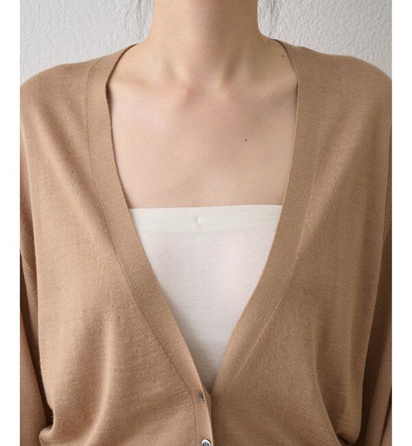  「16G Vネックカーディガン」|ニット・セーター|