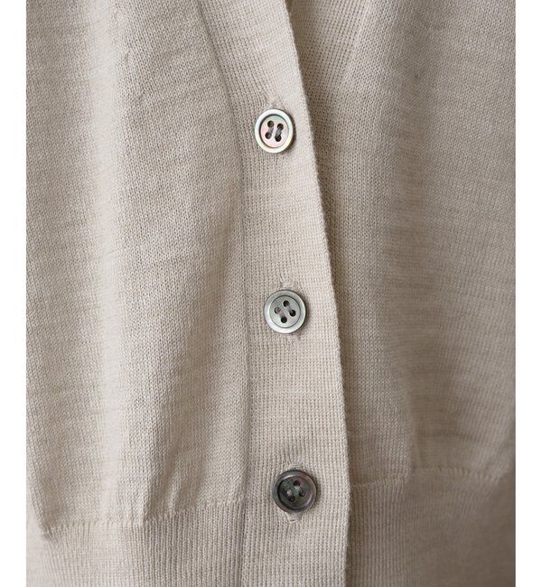  「16G Vネックカーディガン」|ニット・セーター|