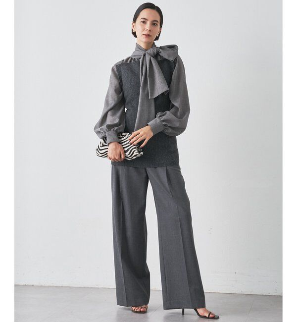  「ウールピケトップ」|シャツ・ブラウス|