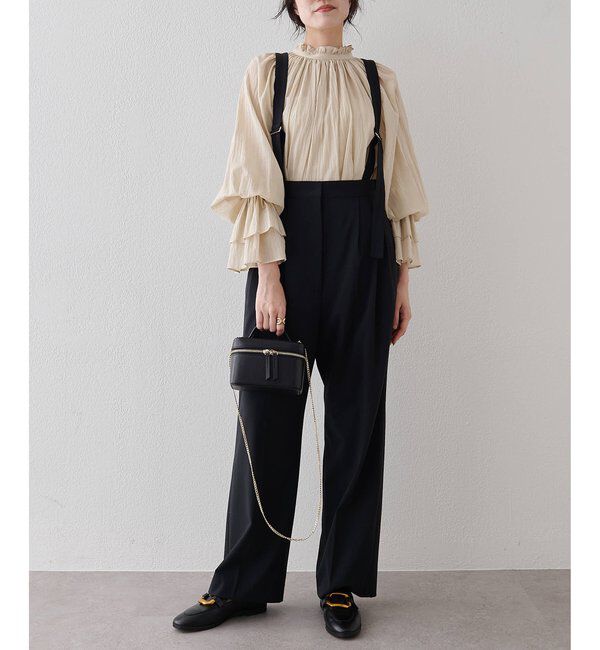  「カフスギャザーブラウス」|シャツ・ブラウス|