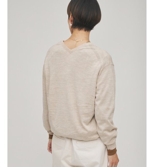 GEMINI「【GEMINI】ハイゲージVネックニットプルオーバー」|ニット・セーター|
