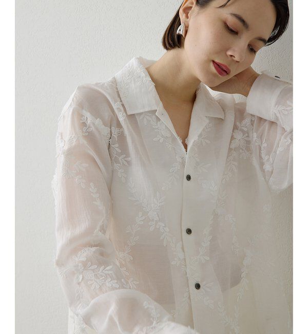  「3D刺繍シャツ」|シャツ・ブラウス|
