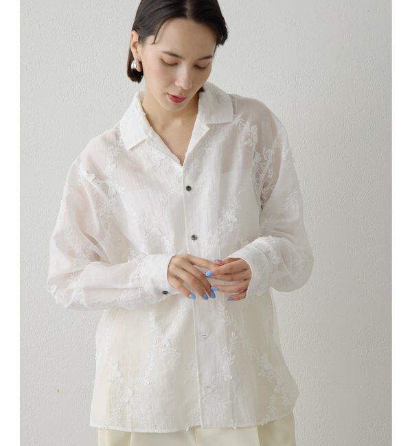 「3D刺繍シャツ」|シャツ・ブラウス|
