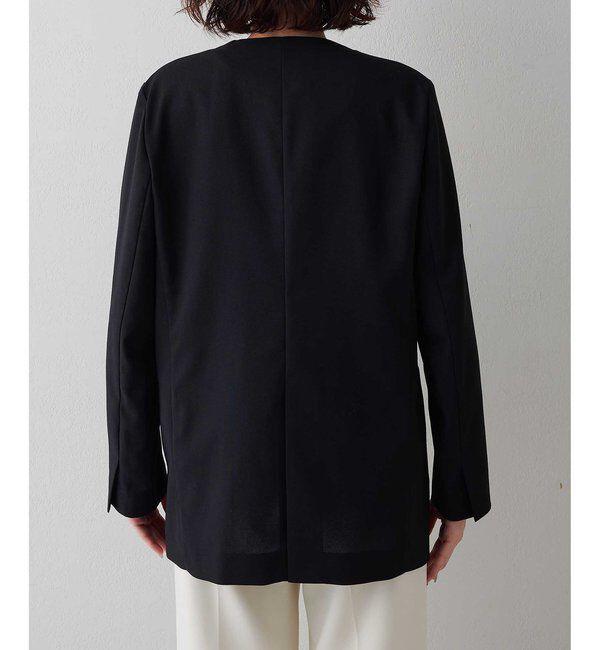  「シアーノーカラージャケット」|テーラードジャケット|