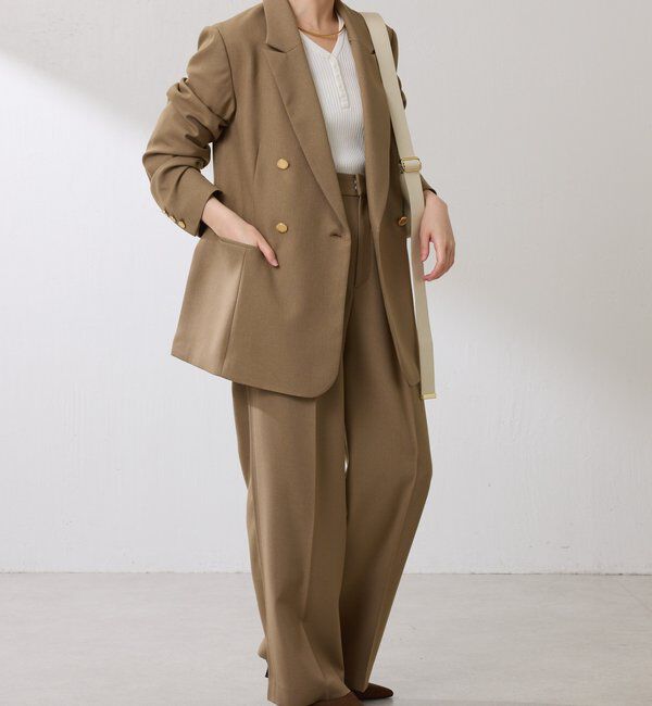  「ウールライクダブルジャケット」|デニムジャケット|