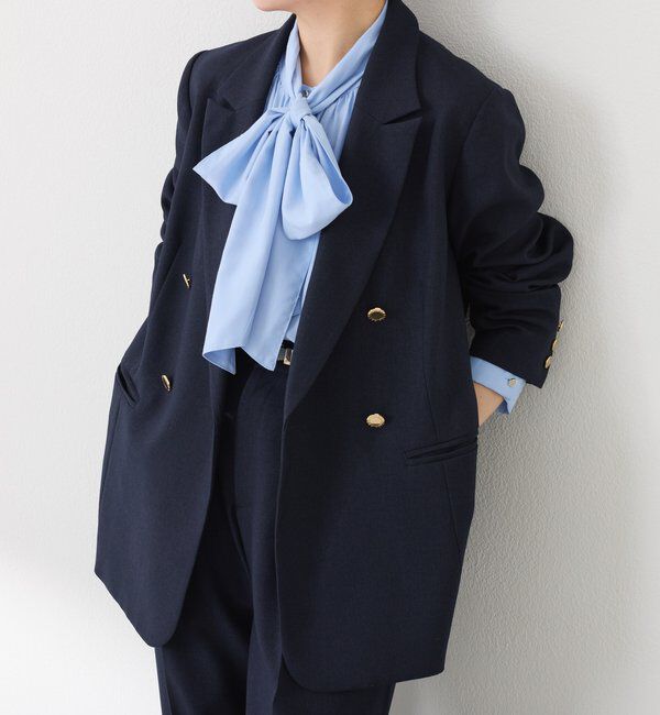  「ウールライクダブルジャケット」|デニムジャケット|