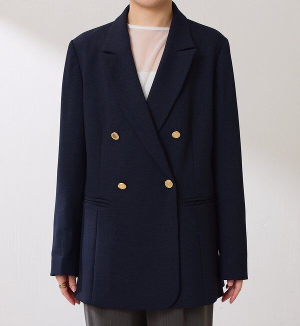 「ウールライクダブルジャケット」|デニムジャケット|