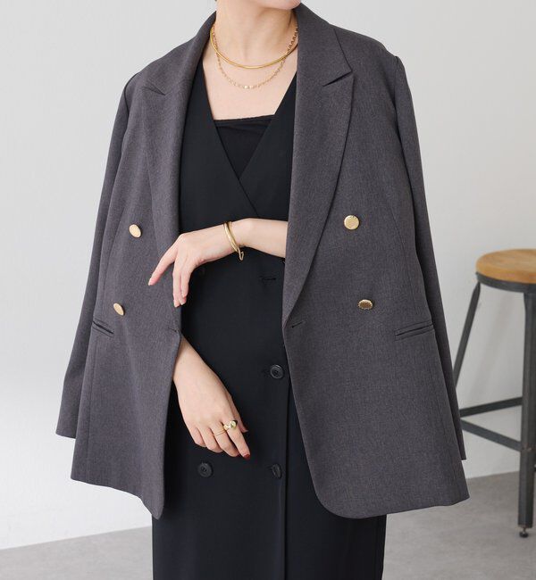  「ウールライクダブルジャケット」|デニムジャケット|