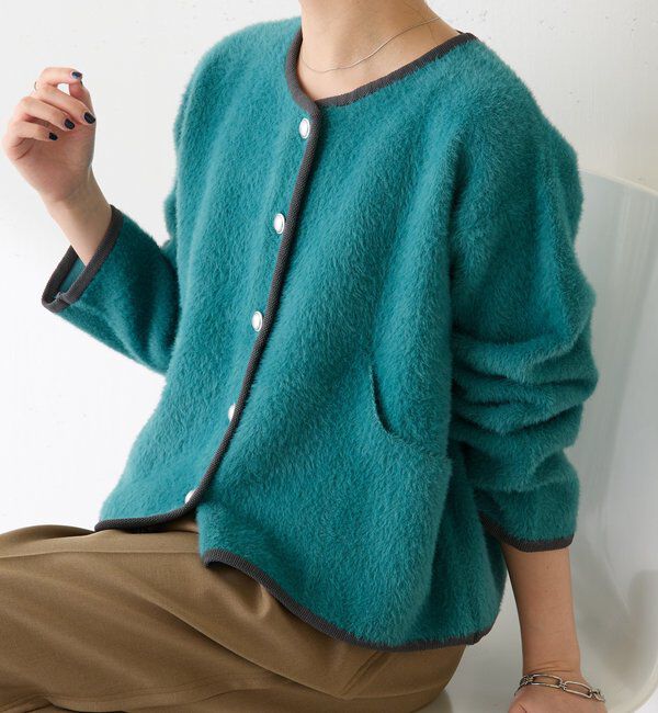  「ミニシャギーカーディガン」|ニット・セーター|