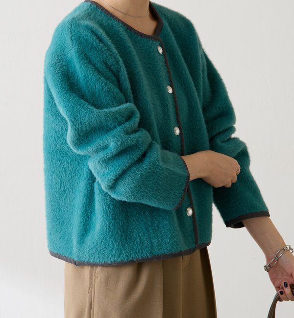  「ミニシャギーカーディガン」|ニット・セーター|