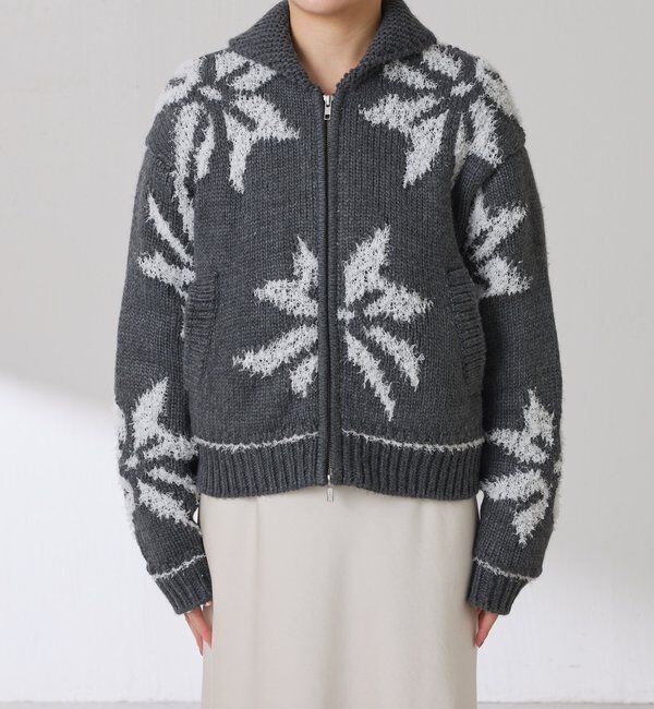  「ビッグモチーフカウチンカーディガン」|ニット・セーター|
