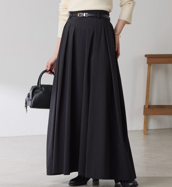  「ボリュームフレアスカート」|スカート|