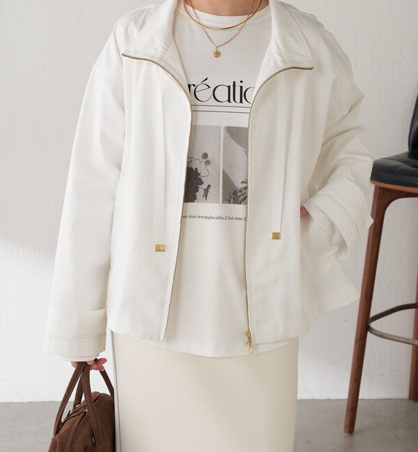  「スタンドカラーブルゾン」|ベスト・ジレ|