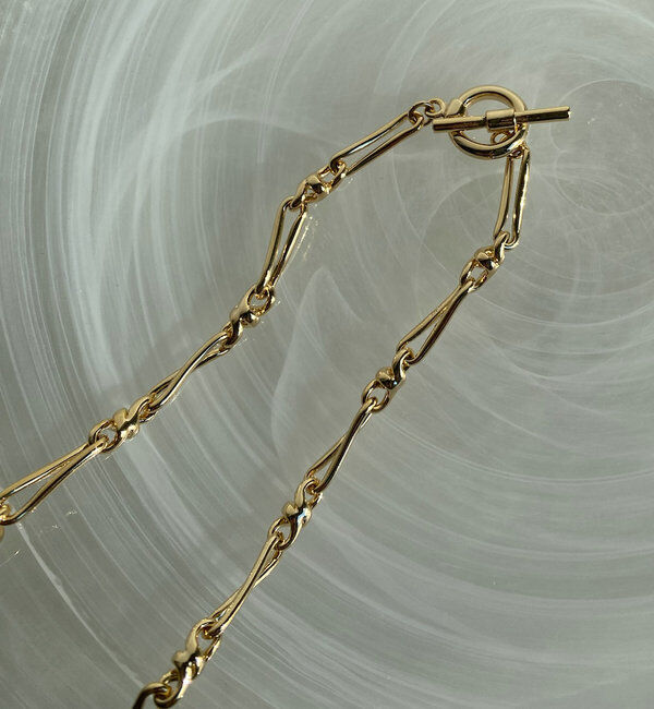  「変形チェーンラリエットネックレス」|ネックレス|