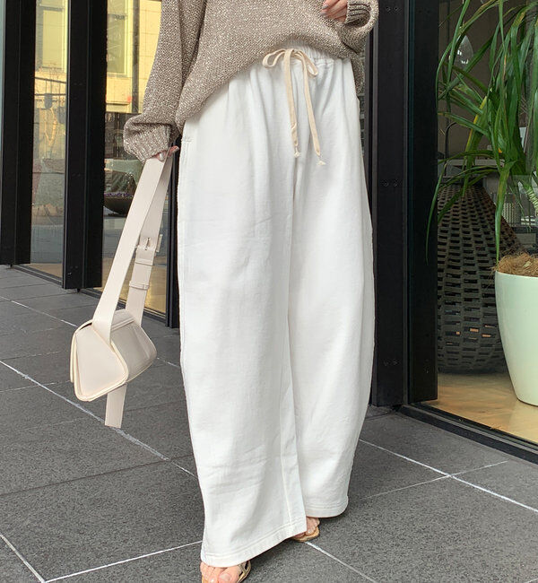  「ドロストスウェットパンツ」|チノ|