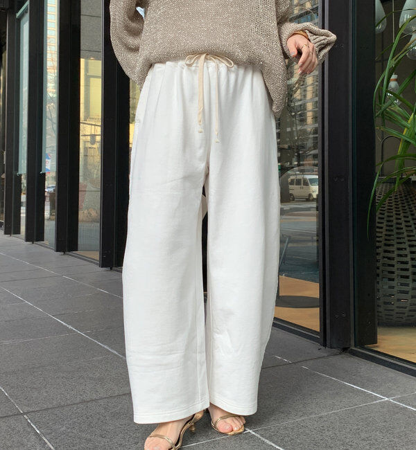  「ドロストスウェットパンツ」|チノ|