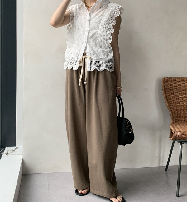  「ドロストスウェットパンツ」|チノ|