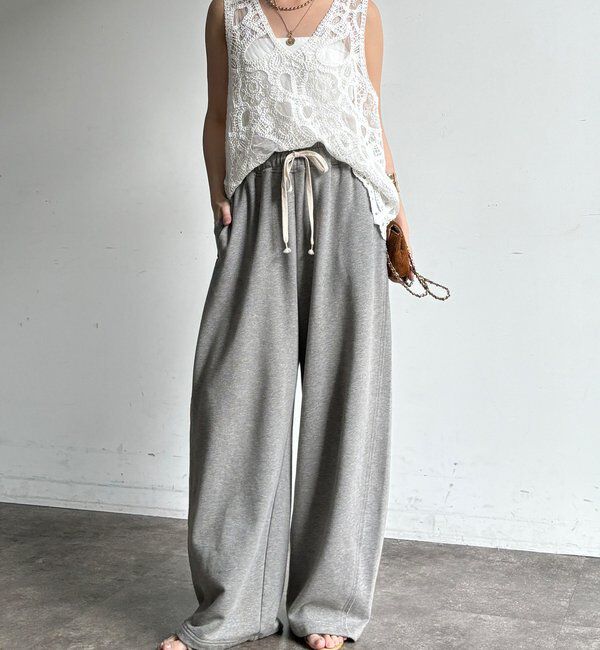  「ドロストスウェットパンツ」|チノ|