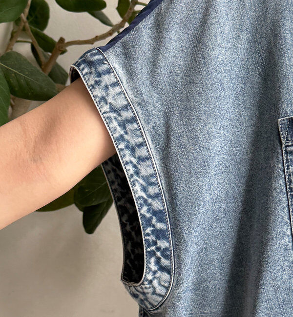  「リヨセルデニムバック切替シャツ」|シャツ・ブラウス|