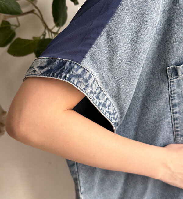  「リヨセルデニムバック切替シャツ」|シャツ・ブラウス|