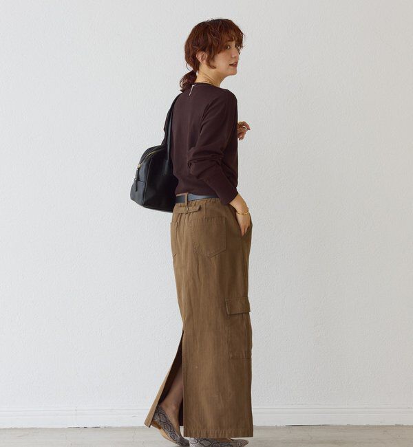  「【大人のこなれ感】ZIPニットカーディガン」|カーディガン|