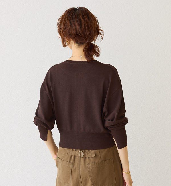  「【大人のこなれ感】ZIPニットカーディガン」|カーディガン|