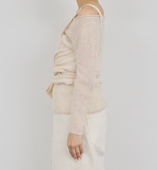  「【アンサンブル対応】カシュクールニット」|ニット・セーター|
