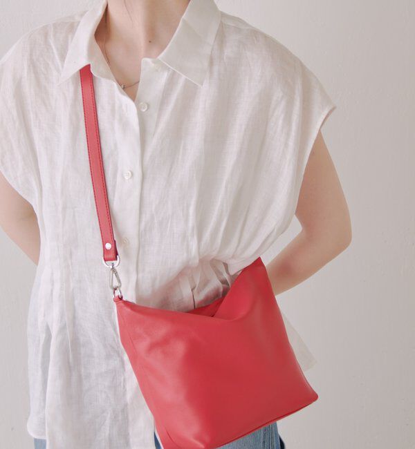  「ソフトレザーシンプルショルダーバッグ 」|ショルダー・メッセンジャー|