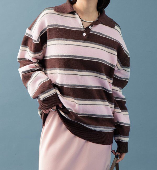  「マルチボーダーラガーニット」|ニット・セーター|
