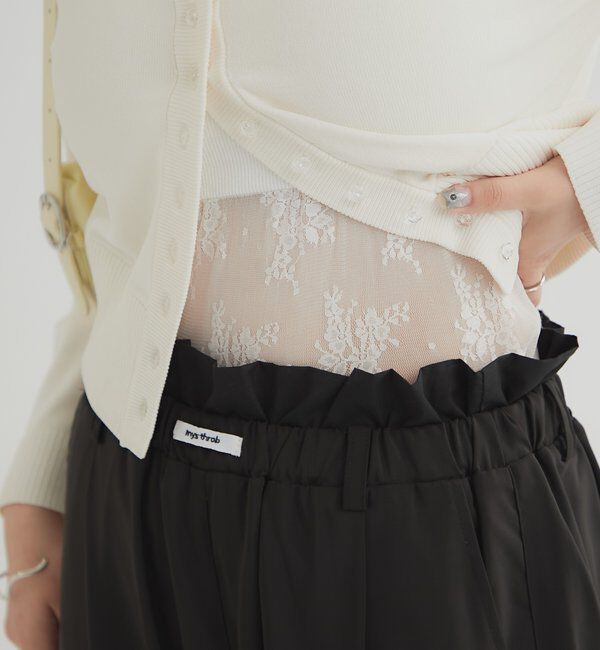  「切り替えレース キャミソール」|キャミソール|