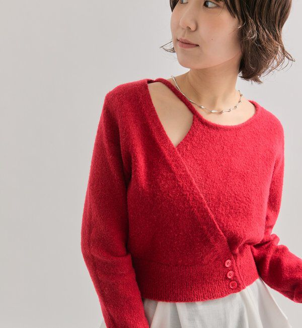  「ペプラムドッキングニット」|ニット・セーター|