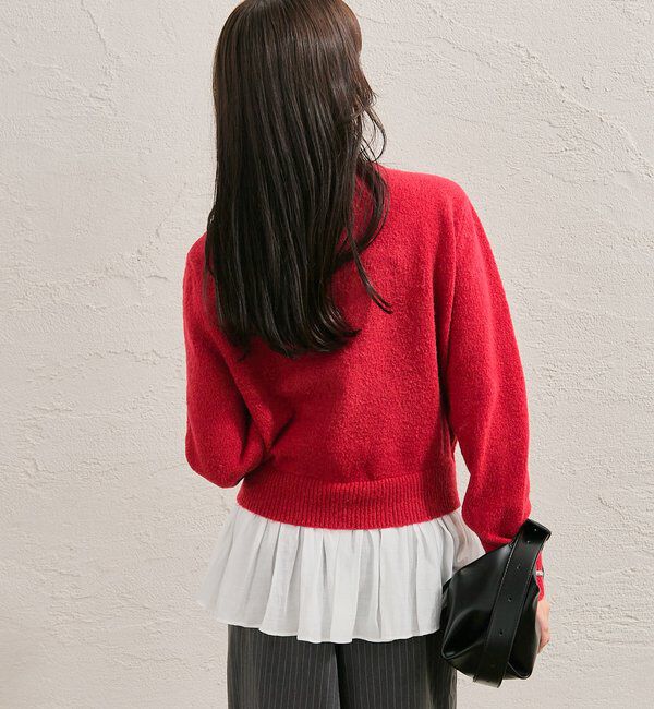  「ペプラムドッキングニット」|ニット・セーター|