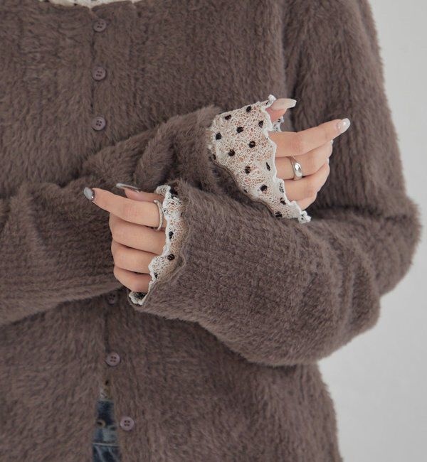  「シャギーリブカーディガン」|Tシャツ・カットソー|