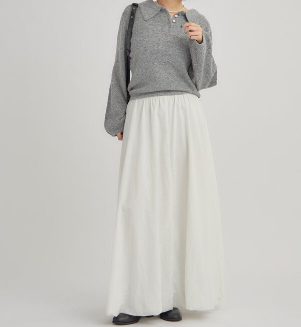  「襟付きロングスリーブニット」|ニット・セーター|