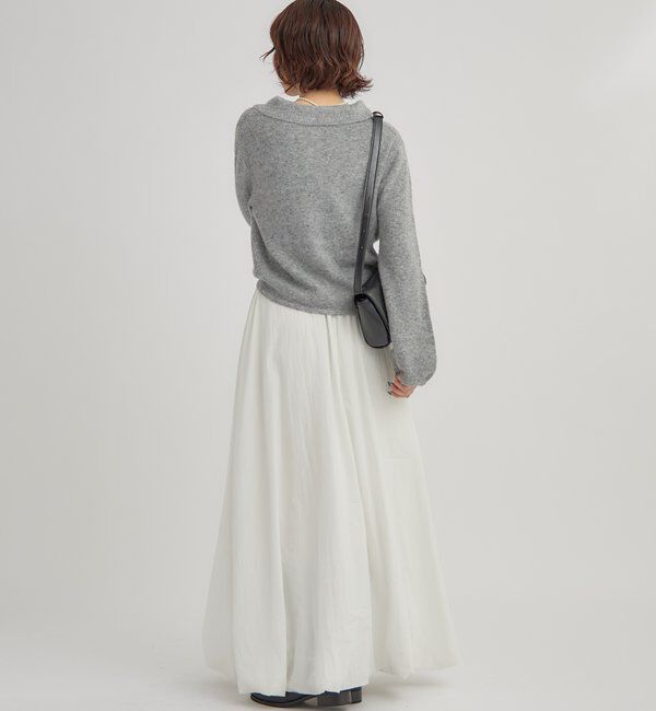  「襟付きロングスリーブニット」|ニット・セーター|