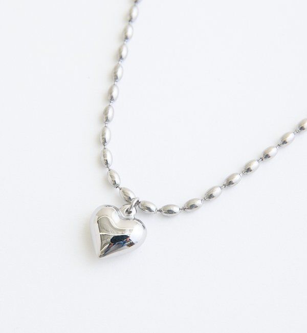  「【Lara】ステンレスハートネックレス」|リング|