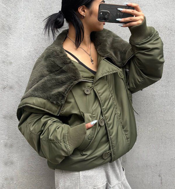  「【Sourcream】サワークリーム N2Bフライトジャケット」|ブルゾン・スタジャン|