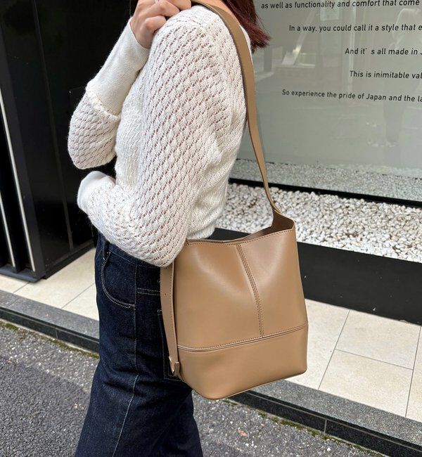  「バケットミドルショルダーバッグ」|トートバッグ|